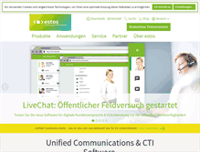 Tablet Screenshot of estos.de
